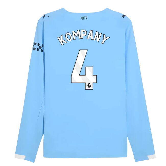 Kompany 4 Elite Style Man City Home Player Jersey 2025-2026