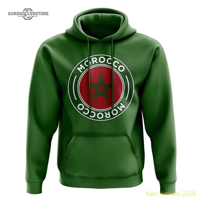 Morocco Football 20242025 Regular Premium Hoodie Quickdry