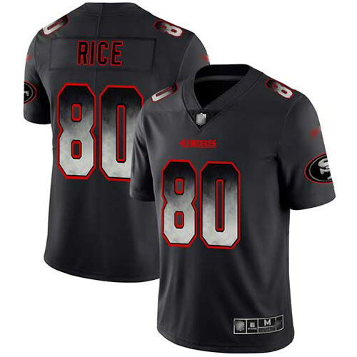 NFL 49ers #None Black None Limited Jersey athletic wear