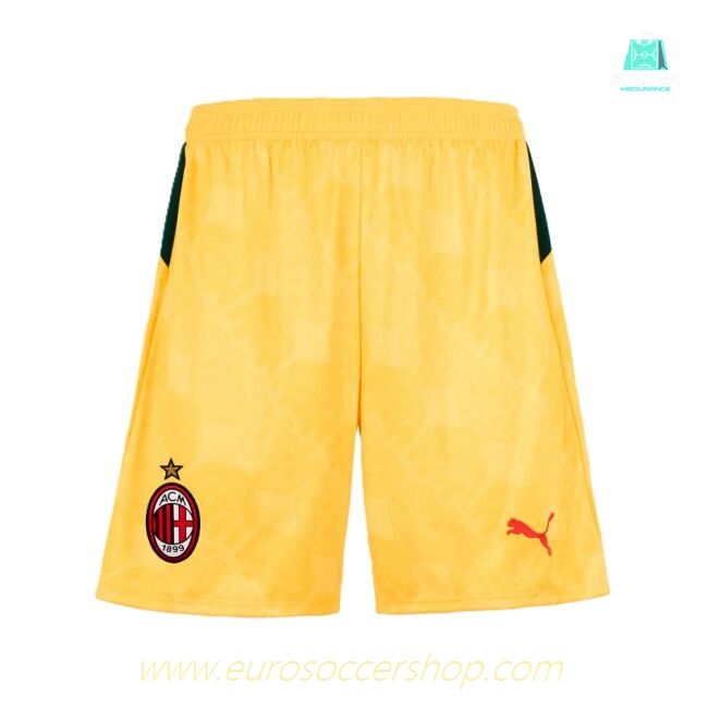 2025-2026 AC Milan Third Shorts (Yellow)