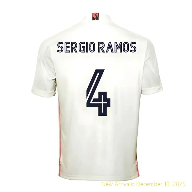 Real Madrid (rm) Home - Ramos #spanish Captain - Barca - Authentic