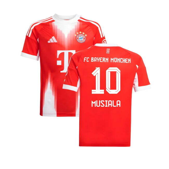 Match Quality Bayern Munich 2025-2026 Home Jersey (Musiala 10) (Kids)