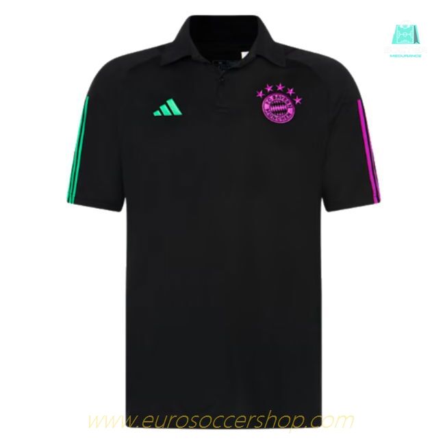 2023-2024 Bayern Munich Polo Shirt (Black)