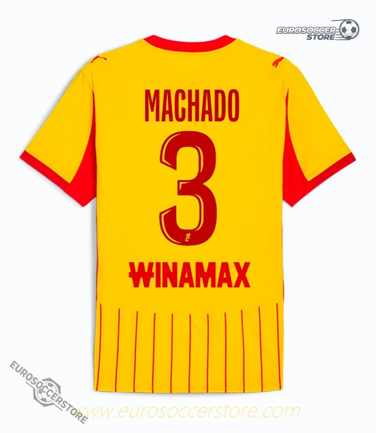RC Lens 25-26 Home Jersey - MACHADO 3