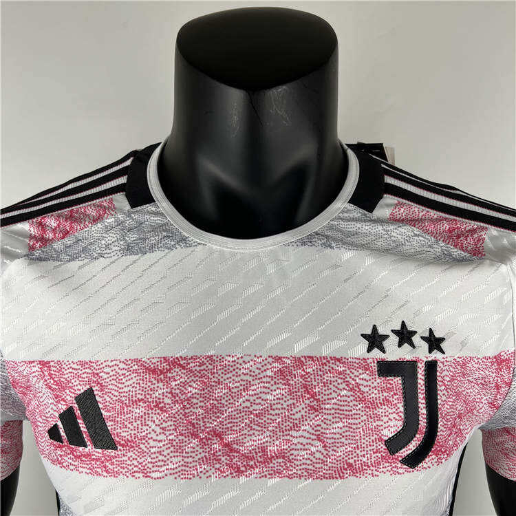 2324 Juventus Football Shirt Away White Soccer Jersey Authentic