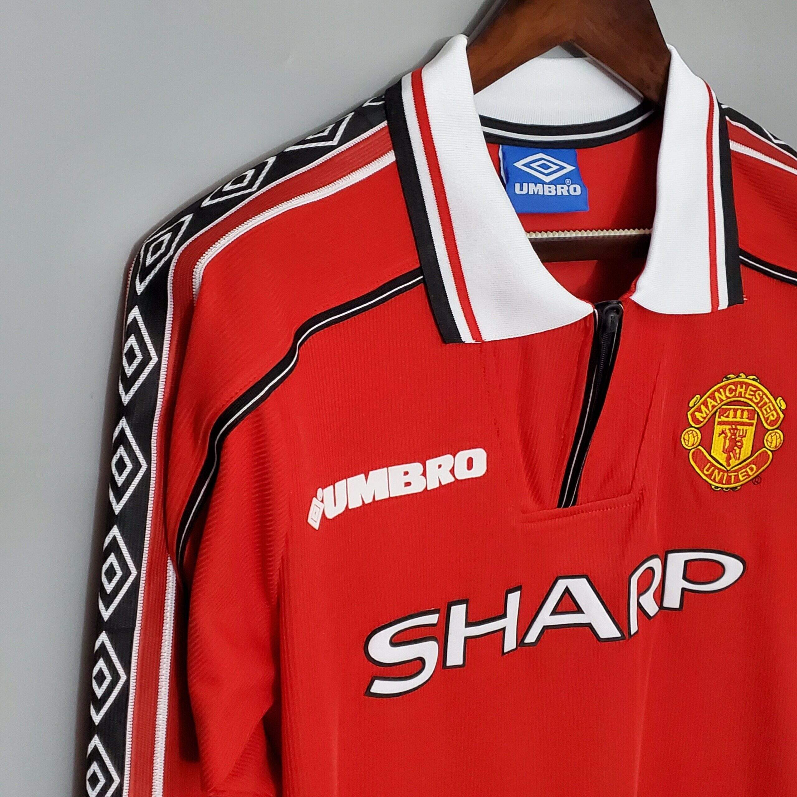 1998-1999 Man United retro kit – Long sleeve