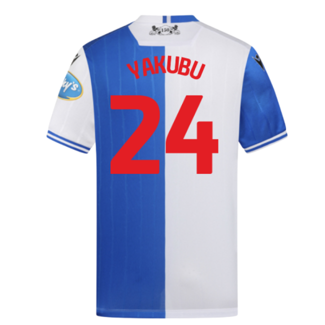 Fervent Football Blackburn Rovers Home Shirt Yakubu #24 High Perfo...