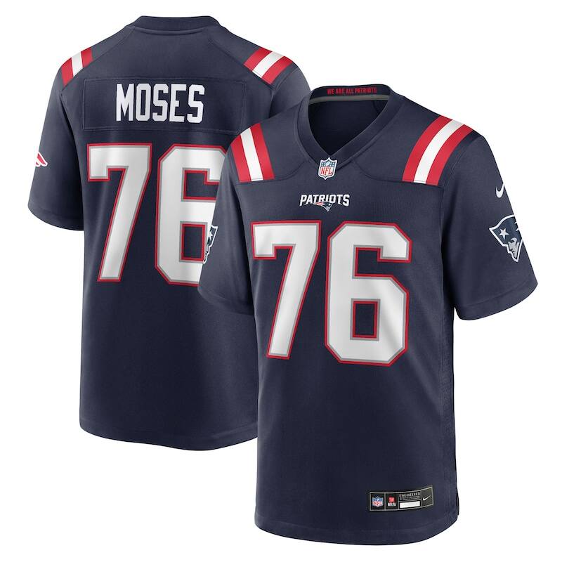 None Morgan Moses New England Patriots Great Value Game Jersey