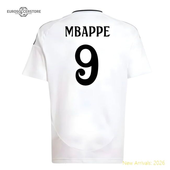 2024-2025 Real Madrid Home Top-tier Jersey Mbappe Adidas Climacool