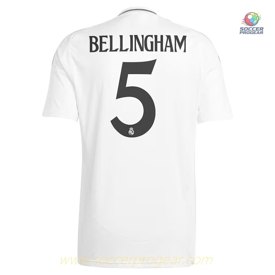 Real Madrid Home Childrenren's Soccer Uniform Team Jersey 2024-2025 Season Bellingham