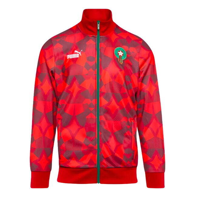 2023-2024 Morocco Football Team Jacket Strip
