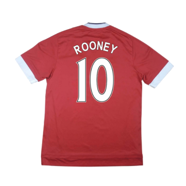 Manchester United 2015-16 Home Shirt (Excellent) (Rooney 10)