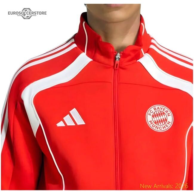 2025-2026 Bayern Munich Ubp Doubleknit Track Top (red) - Fan Design