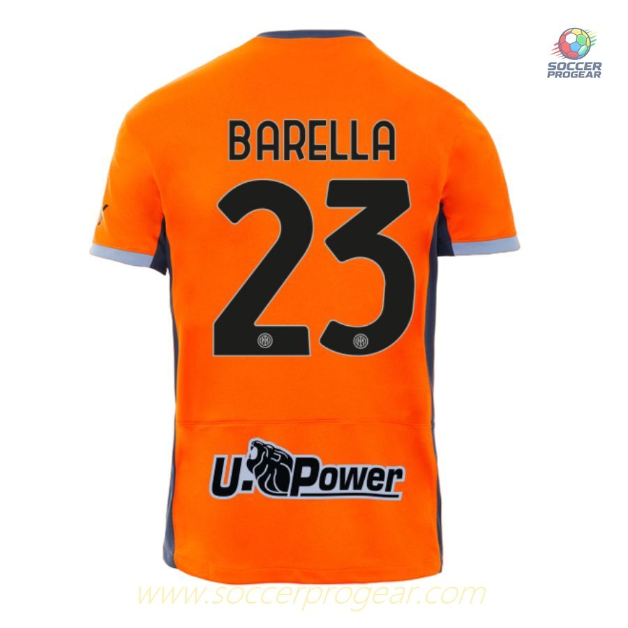 Inter Milan Team Jersey 2023 2024 Third Barella