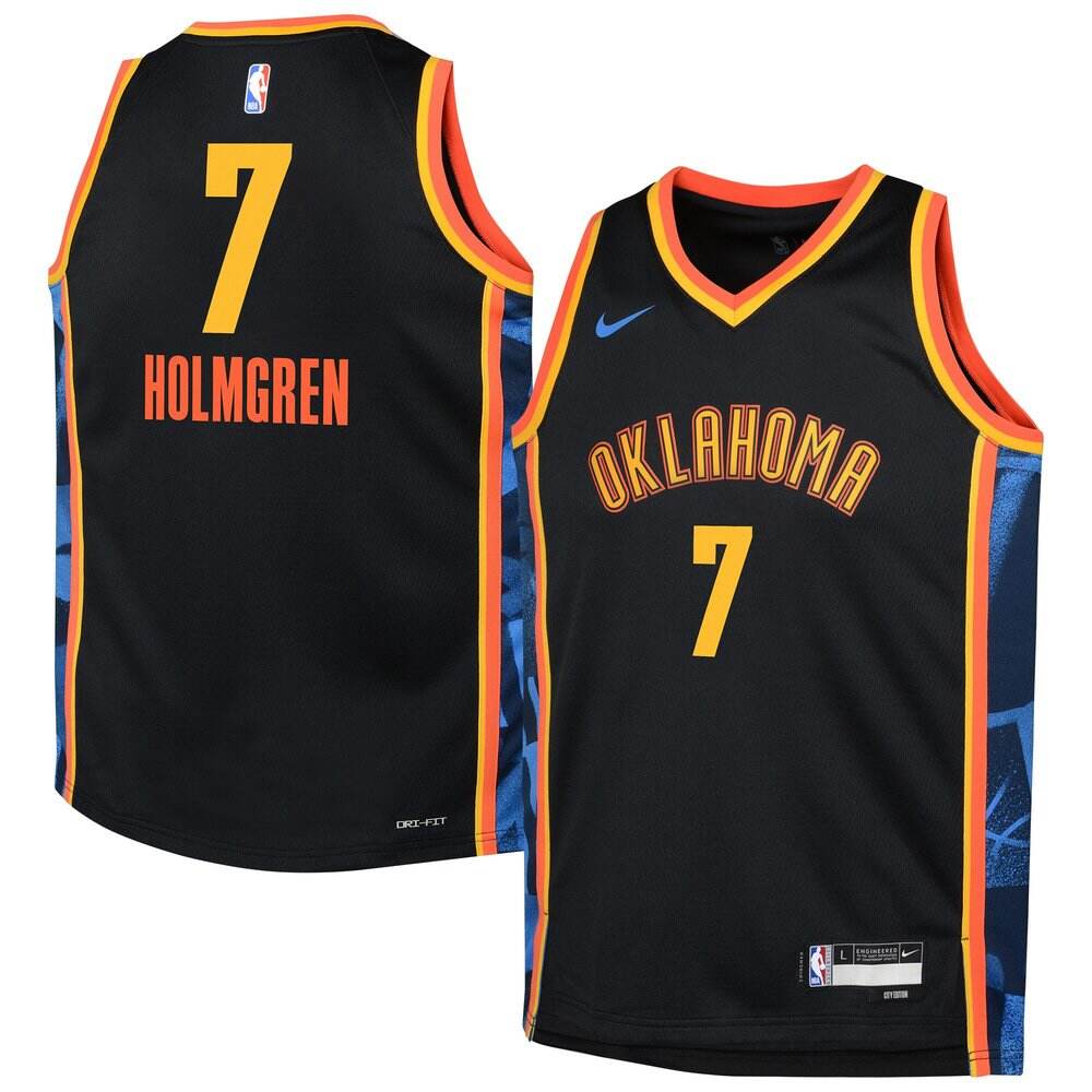 High-Quality Oklahoma City Thunder Black Jersey - City Edition