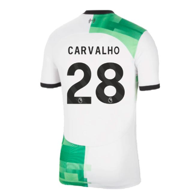 Liverpool 2023-20 Away Shirt Carvalho #28 L S