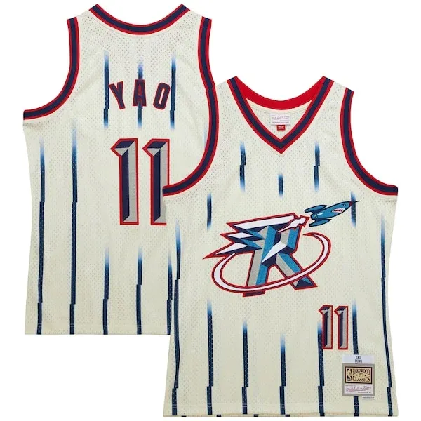 Yao Ming HOU Pro-Grade Team Jersey - Team Colors - Licensed Product
