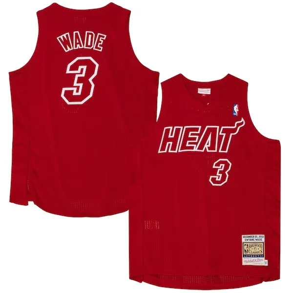 Dwyane Wade MIA Authentic Jersey - official player-jersey training