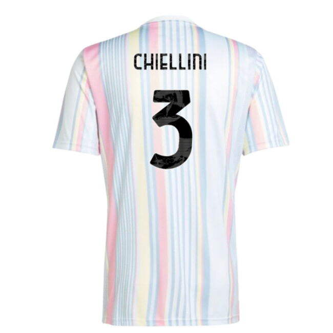 Chiellini 3 Authentic 2025-2026 Juventus Italian Football Home Shirt
