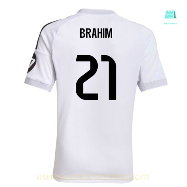 2025-2026 Real Madrid Home Shirt (Kids) (Brahim 21)