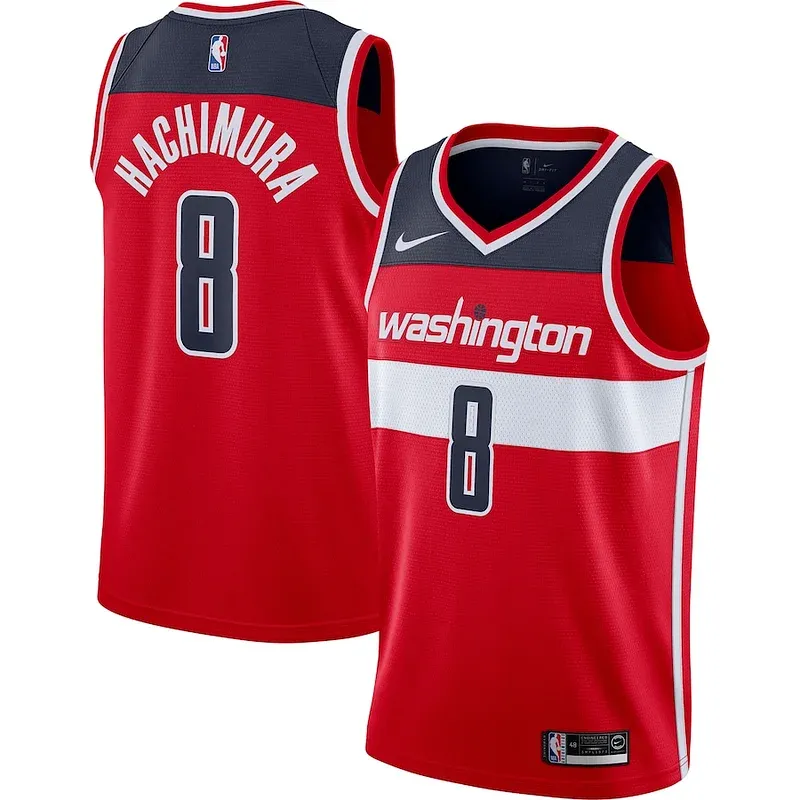 Rui Hachimura WAS Swingman Jersey - official NBA - Red workout