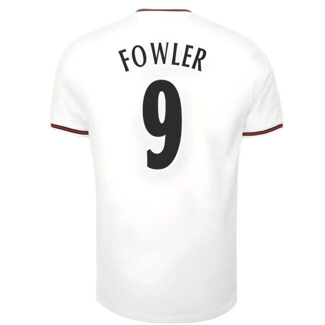 Top Tier Liverpool Ecru Away Tee Fowler #9 2024-2025 Season Avid F...