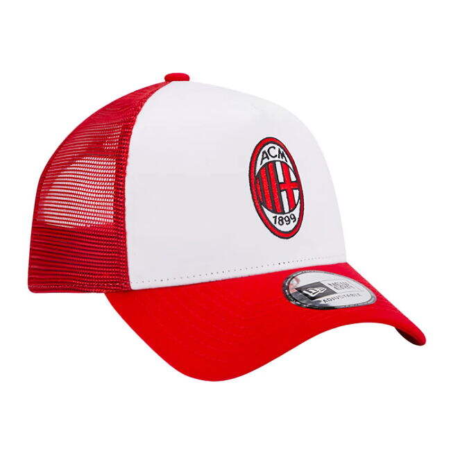 AC Milan White A-Frame Trucker Cap 2023-2024 Shirt - (Adult