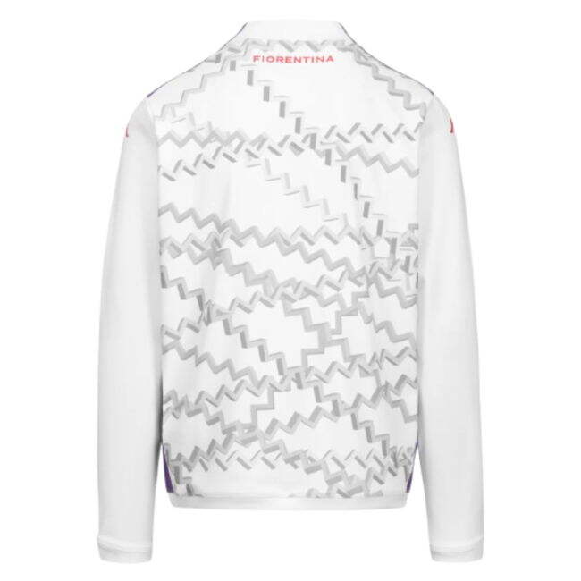 2024-2025 Fiorentina Training Sweat 1/4 Zip (White)