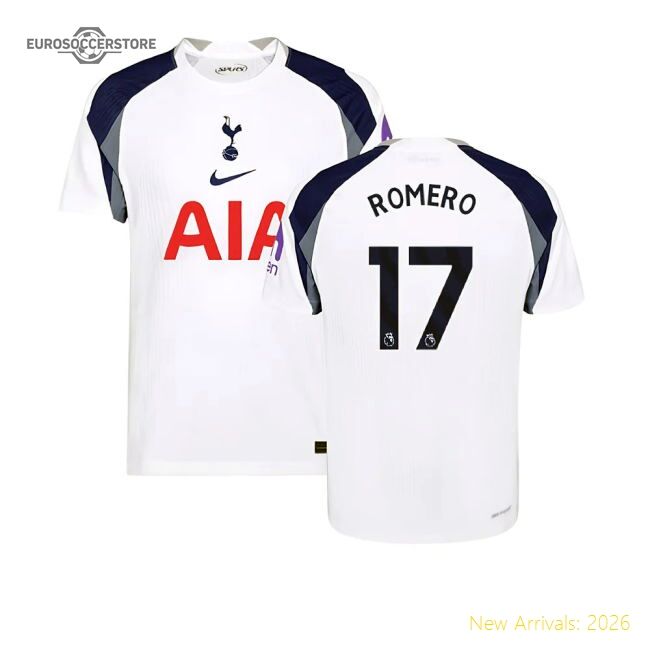 First-class 2025-2026 Thfc Hotspur Authentic Home Shirt (romero 17)
