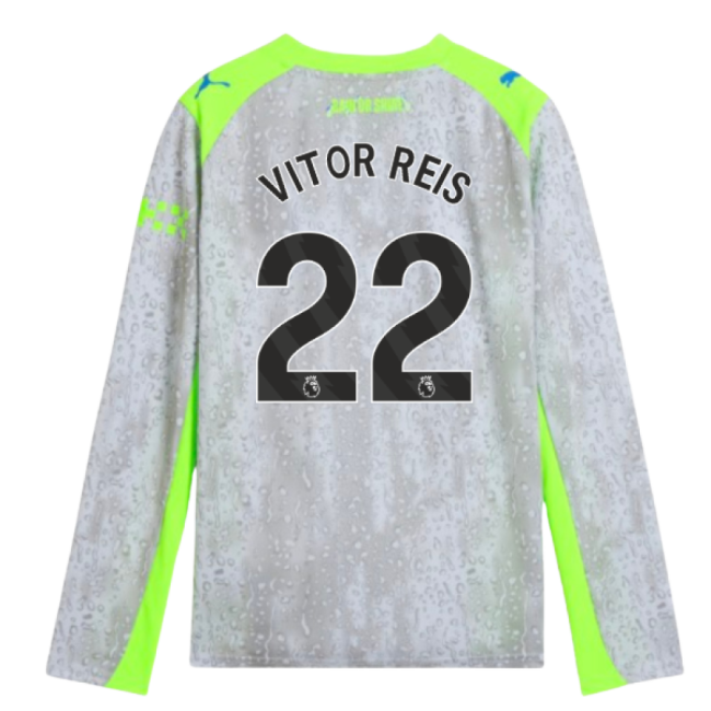Original 2025-2026 Man City EPL Third Shirt (Vitor Reis 22) (Kids)