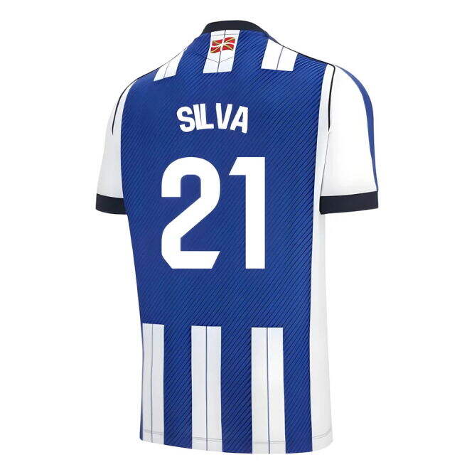 2025-2026 Camiseta Real Sociedad Local Hombres - Auténtica - Silva 21