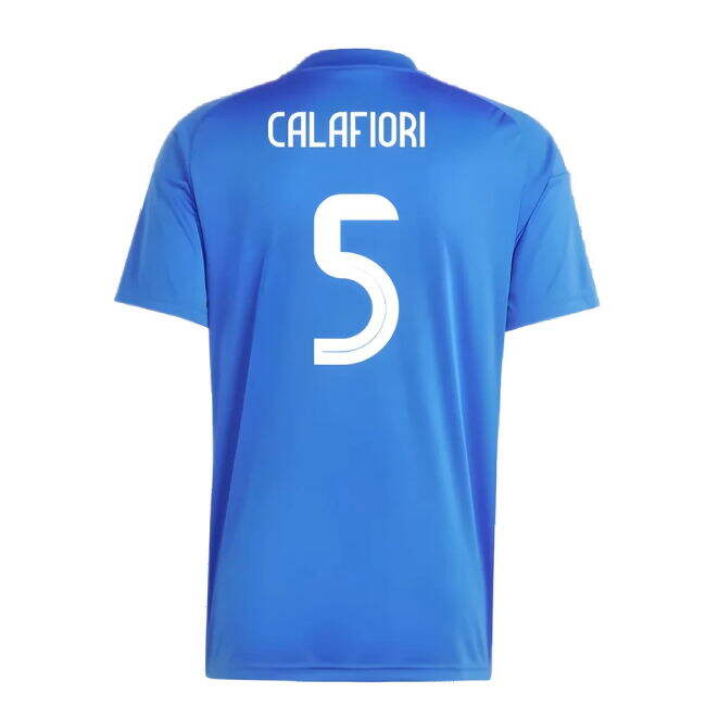Match Worn Style Italy Home Pro Level Shirt 2024-2025 (CALAFIORI 5)