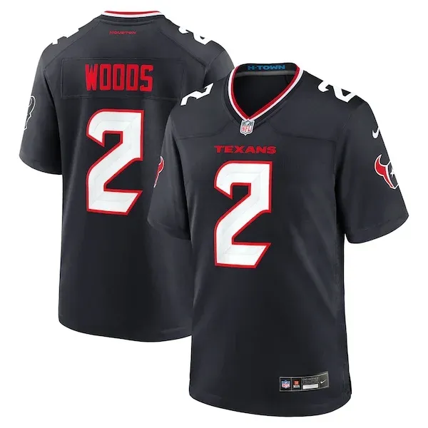 None Game NFL Jersey - Navy | Authentic Football Apparel | NFL Footbal