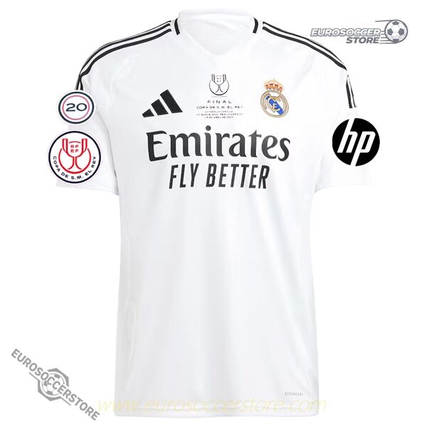 Real Madrid's 24-25 Copa del Rey Final Match Jersey