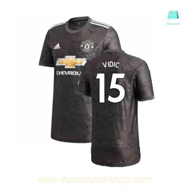Manchester United 2020-21 Away Shirt ((Excellent) L) (VIDIC 15)