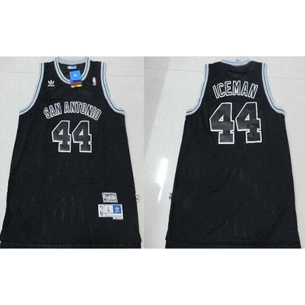 Spurs #44 George Gervin Black 