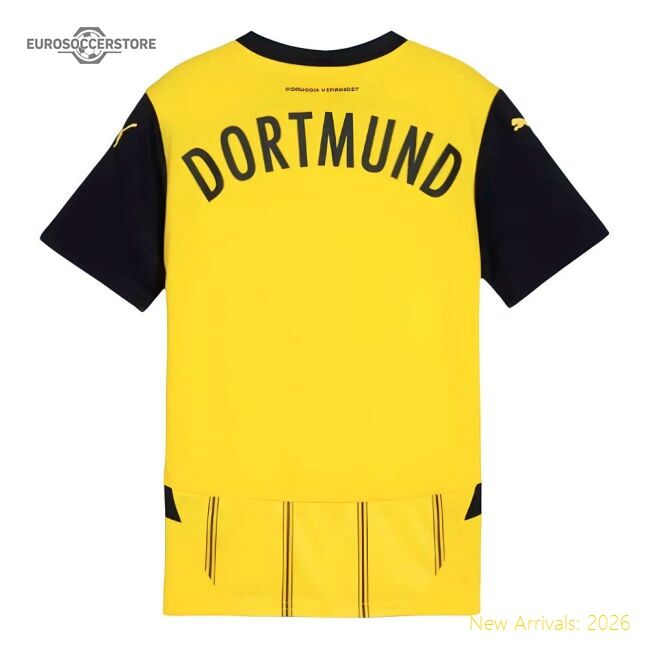 Performance 2024-2025 Borussia Dortmund Home Shirt (Kids) (Your Name)