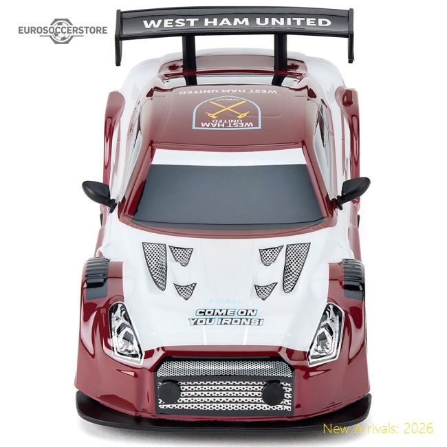 West Ham United Fc Radio Control Sportscar 124 Scale - Authentic Design