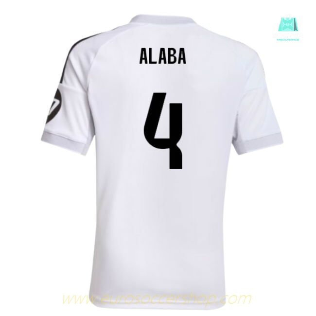 2025-2026 Real Madrid Home Shirt (Kids) (Alaba 4)
