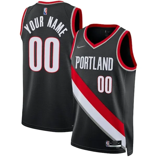 Portland Trail POR Swingman Jersey - genuine swingman-jersey - Black