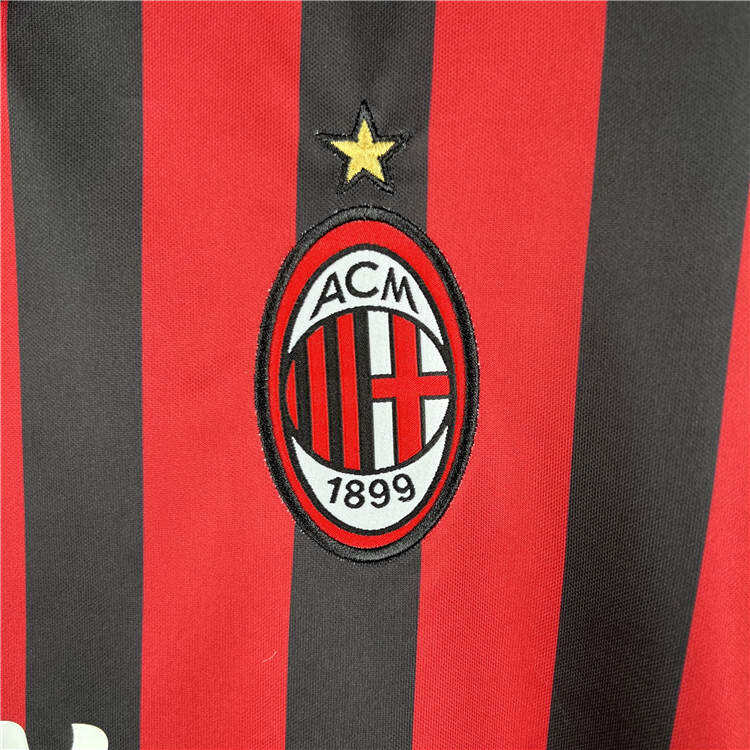 Licensed AC Milan 1617 Retro Home Shirt - Official Replica 8955