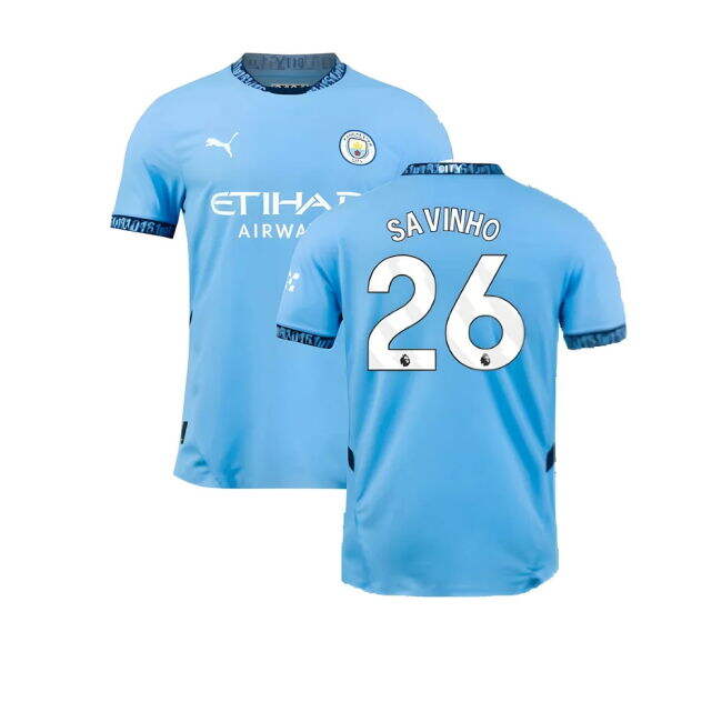 Classic Man City 2024-2025 Man City Home Authentic Shirt with packa...