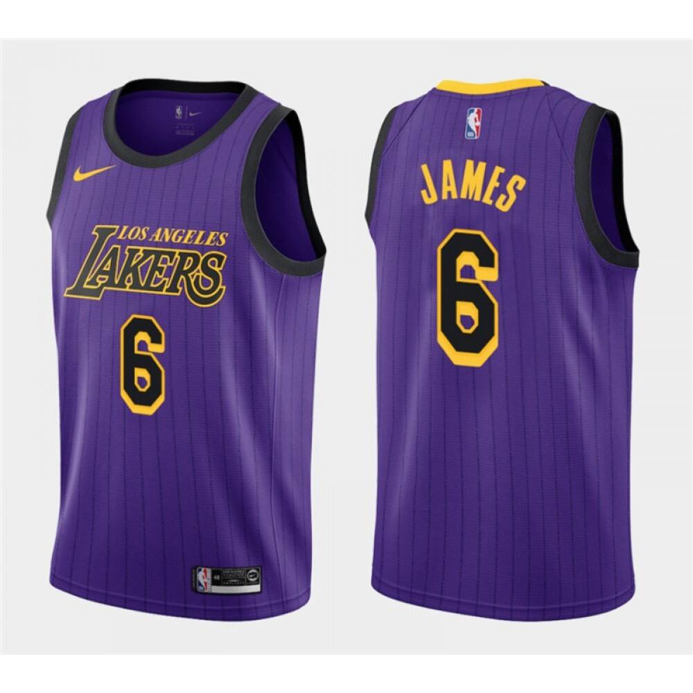 Jersey Los Angeles Lakers LeBron James6 - Purple - NBA Collection