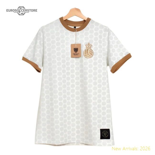 Premium Madrid La Corona Ball Shapes Retro Shirt - Fan Design