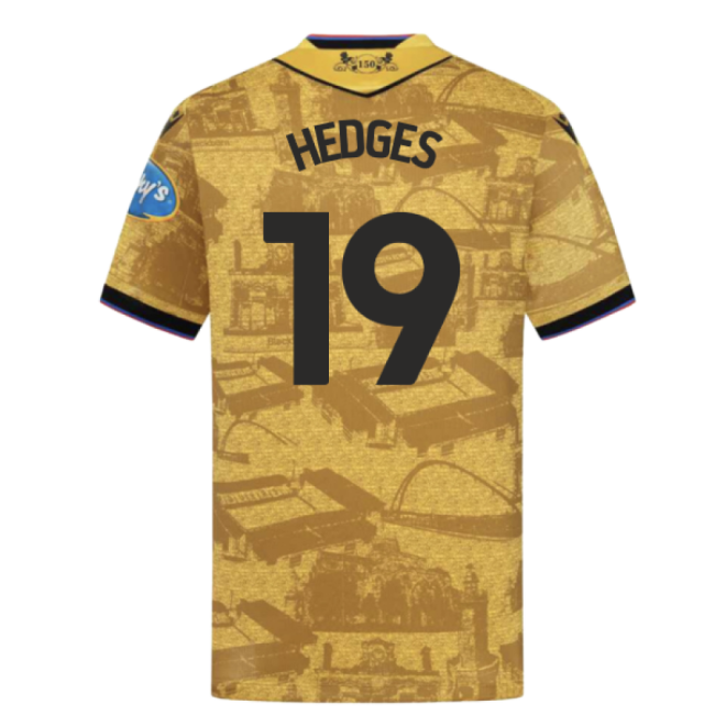 2025-20 Blackburn Away Soccer Jersey Hedges #19 L S