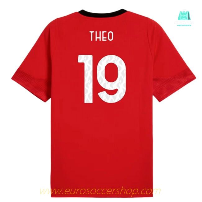 2025-2026 AC Milan Training Jersey (Red) (Theo 19)