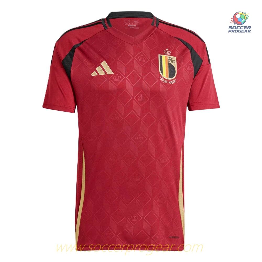 Belgium Home Kids Soccer Uniform Football Jersey 2024-25 Edition