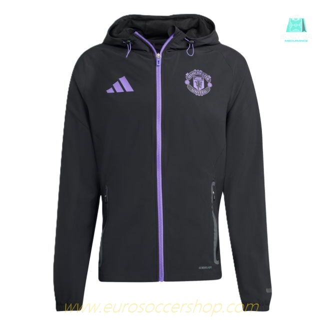 2025-2026 Man Utd Competition Vis Tech Jacket (Black)