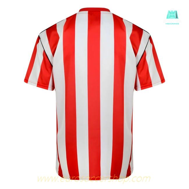 Score Draw Sunderland 1990 Retro Football Shirt