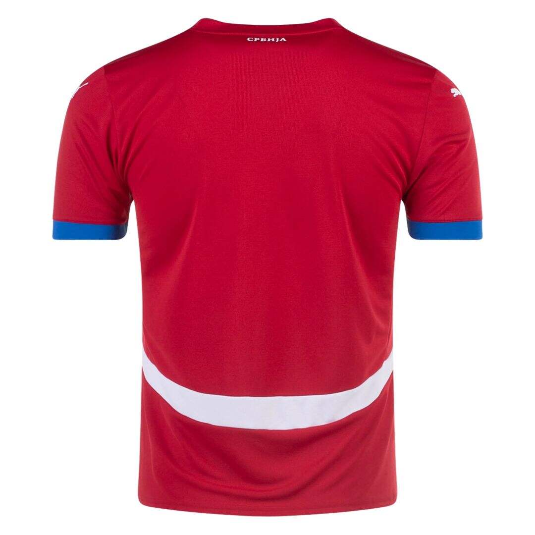 Euro 2024 Serbia Home Soccer Jersey Football Shirt - Official Replica